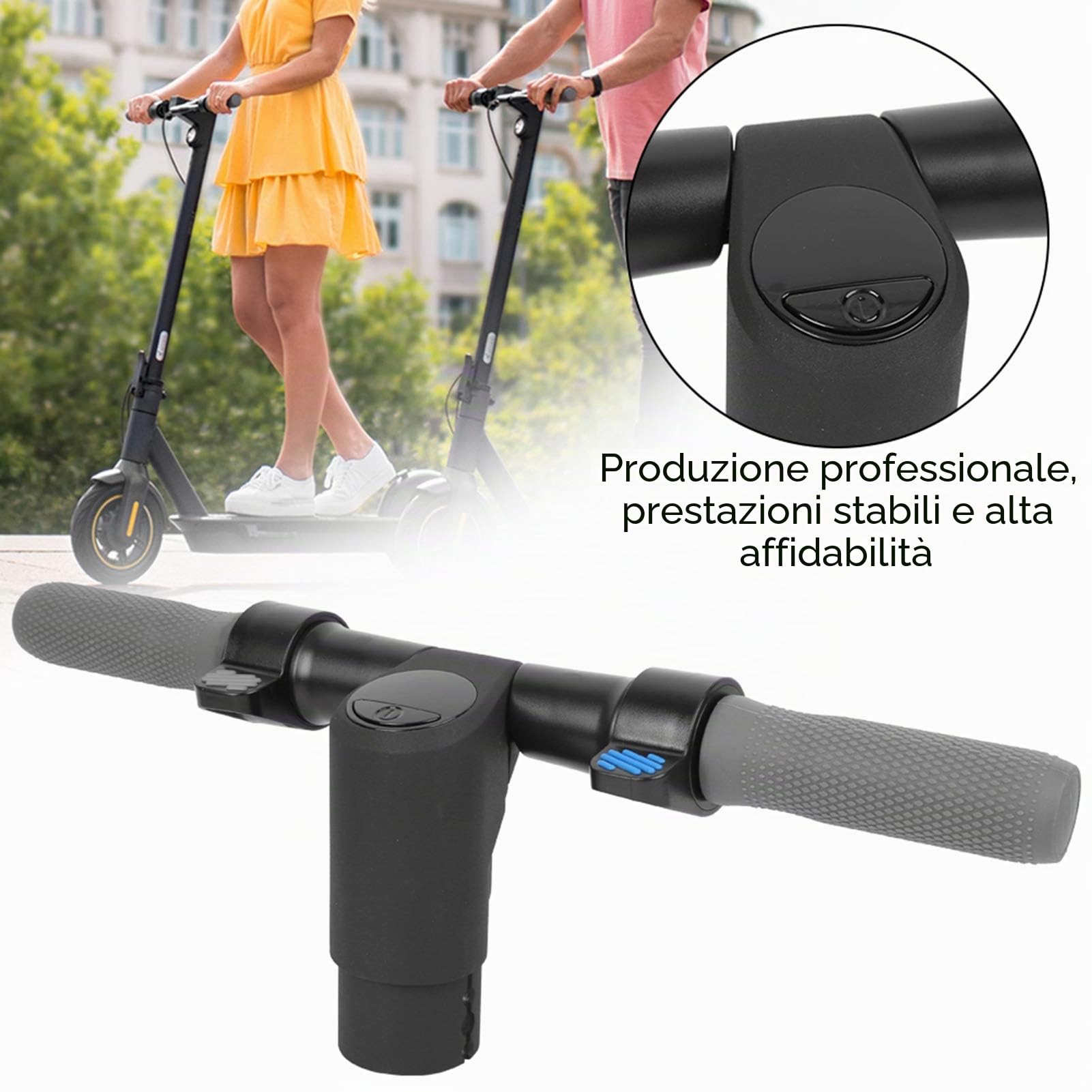 VGEBY Manubrio Scooter Elettrico, Lega di Alluminio per Scooter Elettrico ES1 ES2 ES4