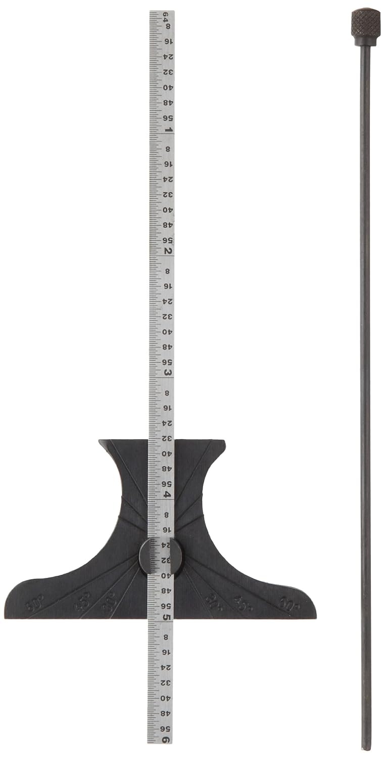 TESA Brown & Sharpe Brown & Sharpe 599-615-1 Depth Gauge, Ruler Type, 0 ...
