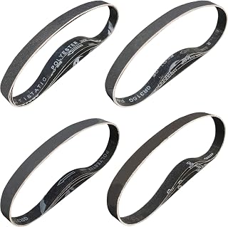 Sackorange 24 Pack 1 x 30 Inch High Performance Silicon Carbide Sanding Belts - 6 Pcs Each of 400 600 800 and 1000 Grits Premium Knife Sharpening Sanding Belts (1 x 30 inch)