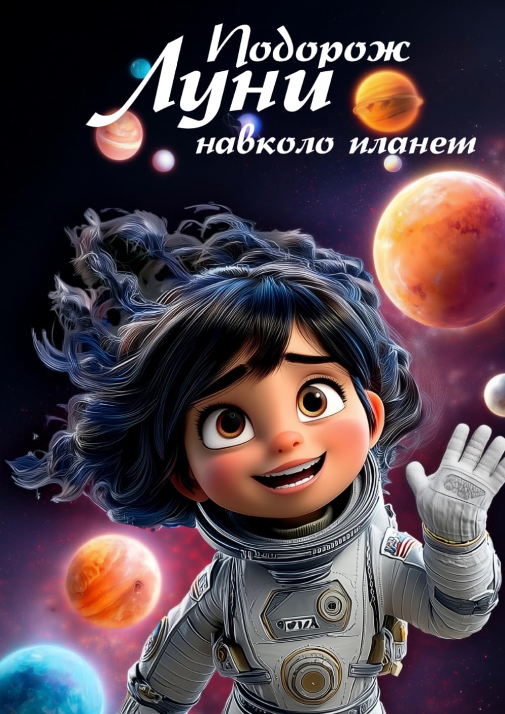 Подорож Луни навколо планет: Весела книжка-картинка про космічні пригоди для дітей віком 5–8 років