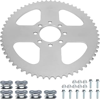 YOXUFA Go Kart Sprocket 40/41/420 Chain 60T Sprocket with 2-1/8" Bore 8 Hole for Go Kart Cart Mini Bike Powersports Heavy Duty Parts