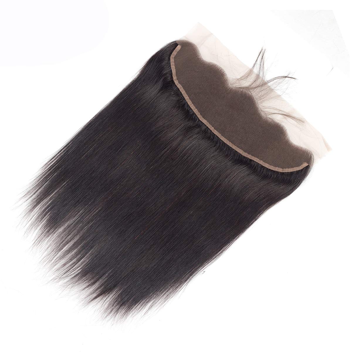 Brazilian Straight Hair 3 Bundles With Frontal Closure(14 16 18+14Frontal) 13x4 Ear to Ear Lace Frontal Closure With Bundles Unprocessed Virgin Human Hair Bundles With Frontal Natural Color