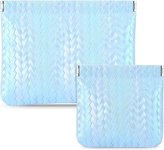 2 bolsas de maquillaje para monedero, Azul