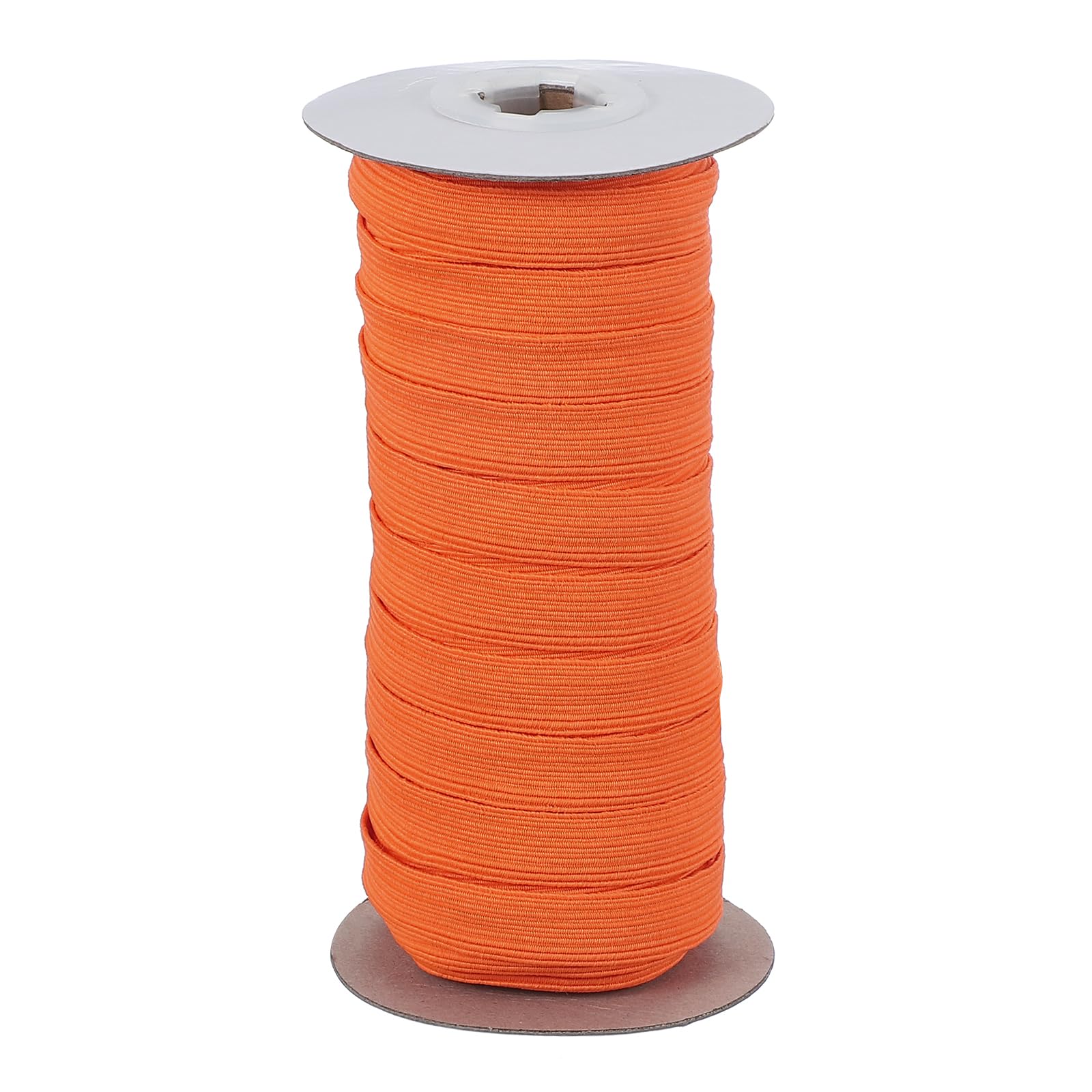 Cordon élastique plat orange 12mm x 18m PATIKIL pour couture et loisirs créatifs