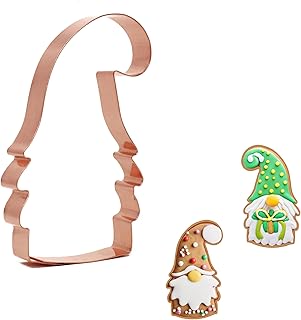 Christmas Gnome Cookie Cutter 5 Inch Handcrafted in USA by The Fussy Pup