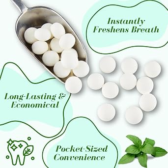 MyCandyShop Mint Imperials 500g - Mints Sweets Made with Natural Peppermint Oil - Sweets in bulk cheap - Made in the UK
