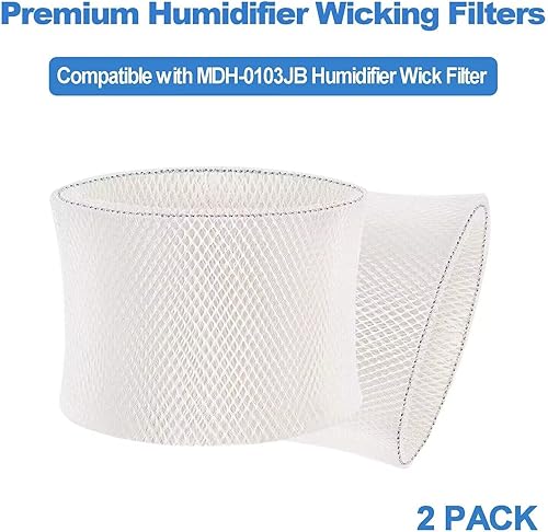 Miniatura 2 de Paquete de 2 filtros de repuesto para humidificador Mainstings, parte # A/H62 filtro de mecha humidificador A/H62