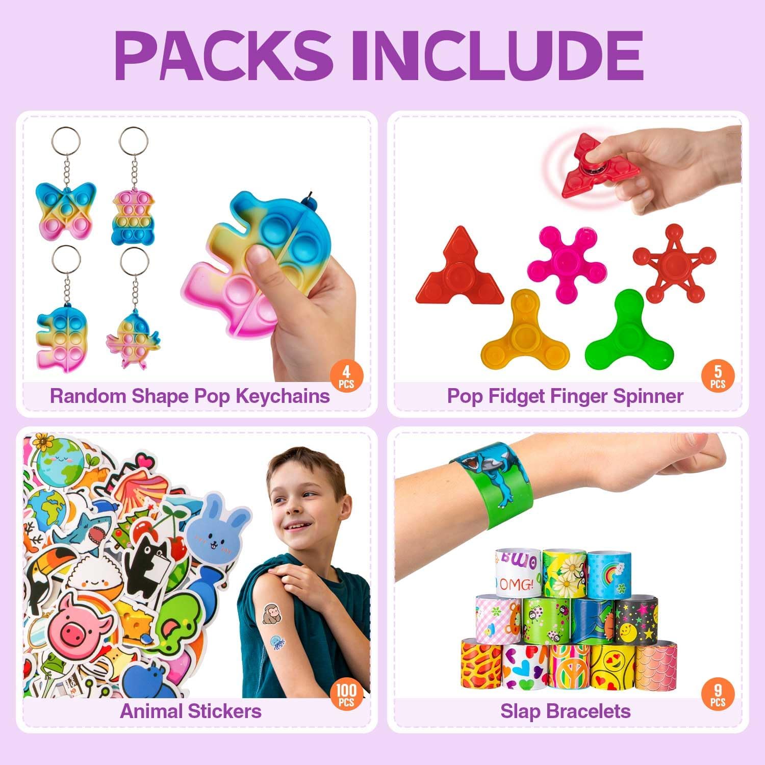 Party Favors for Kids 4-8,8-12,179 Pcs Goodie Bags Stuffers for Kids,Pinata Stuffers,Treasure Box Toys for Classroom,Pop It Fidget Toys,Fidget Toys Bulk,Carnival Prizes,Treasure Chest Prizes