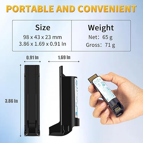 Miniatura 5 de CBQ BT-000317-01 Batería de repuesto para Zebra DS22 DS2278 DS2208 DS2278SR DS2278-HC Escáner portátil Código de barras Batería de iones de litio