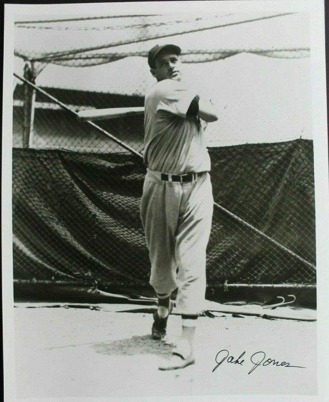 Jake Jones (d.2000) Chicago White Sox Signed Autographed Vintage 8x10 Photo