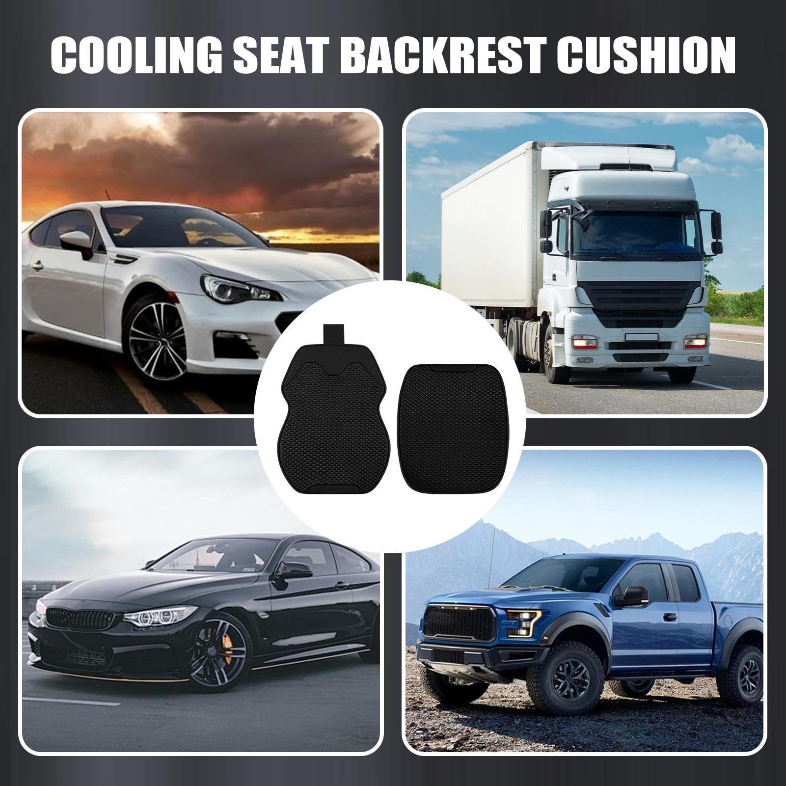 Cooling Seat Pad, wodoodporna, komfortowa mata, 20 x 18 cali poduszka z