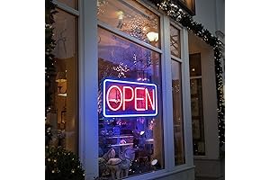 Battery Operated Open Signs For Business Cordless