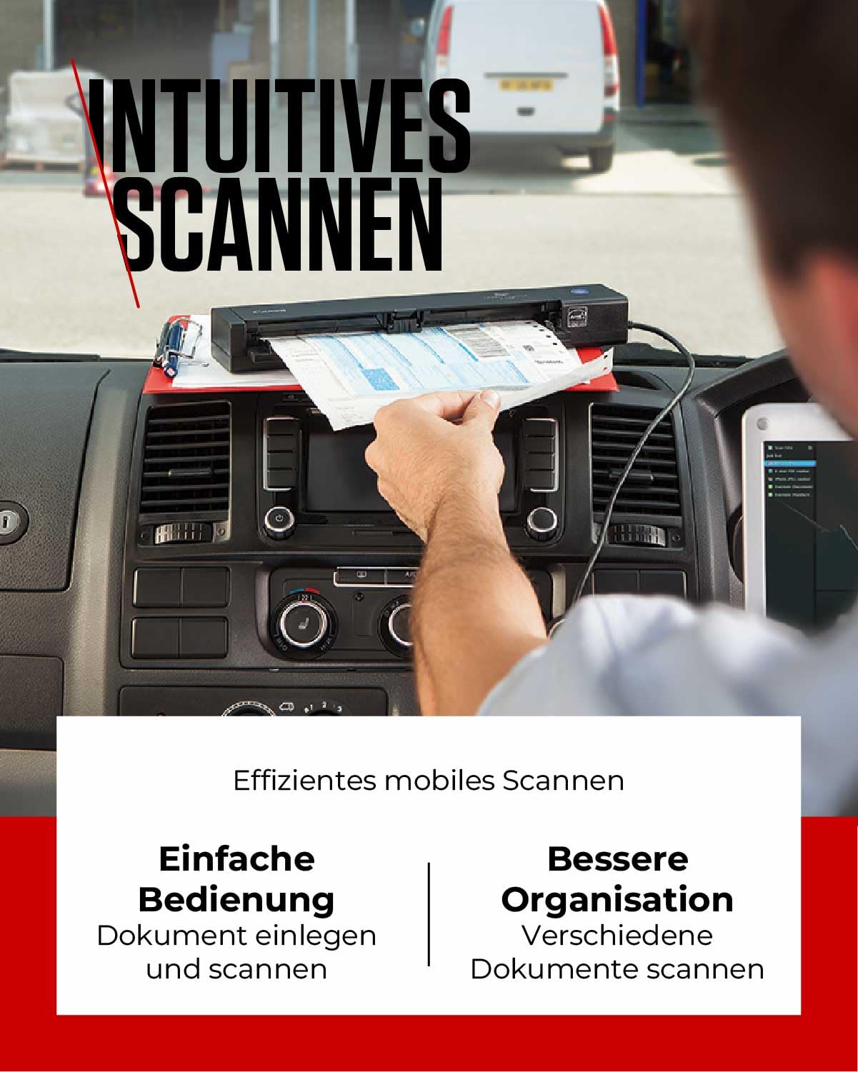 Canon imageFORMULA P-208II Mobiler Dokumentenscanner Duplex DIN-A4 600dpi 8 Seiten/Min 10 Blatt ADF Schwarz
