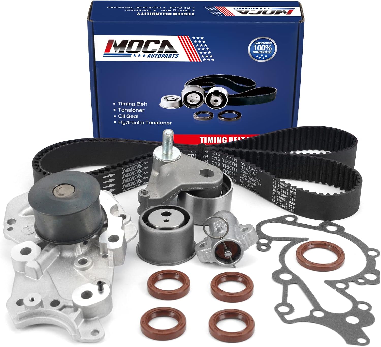 MOCA Timing Belt Kit Water Pump Hydraulic Tensioner Fit 07