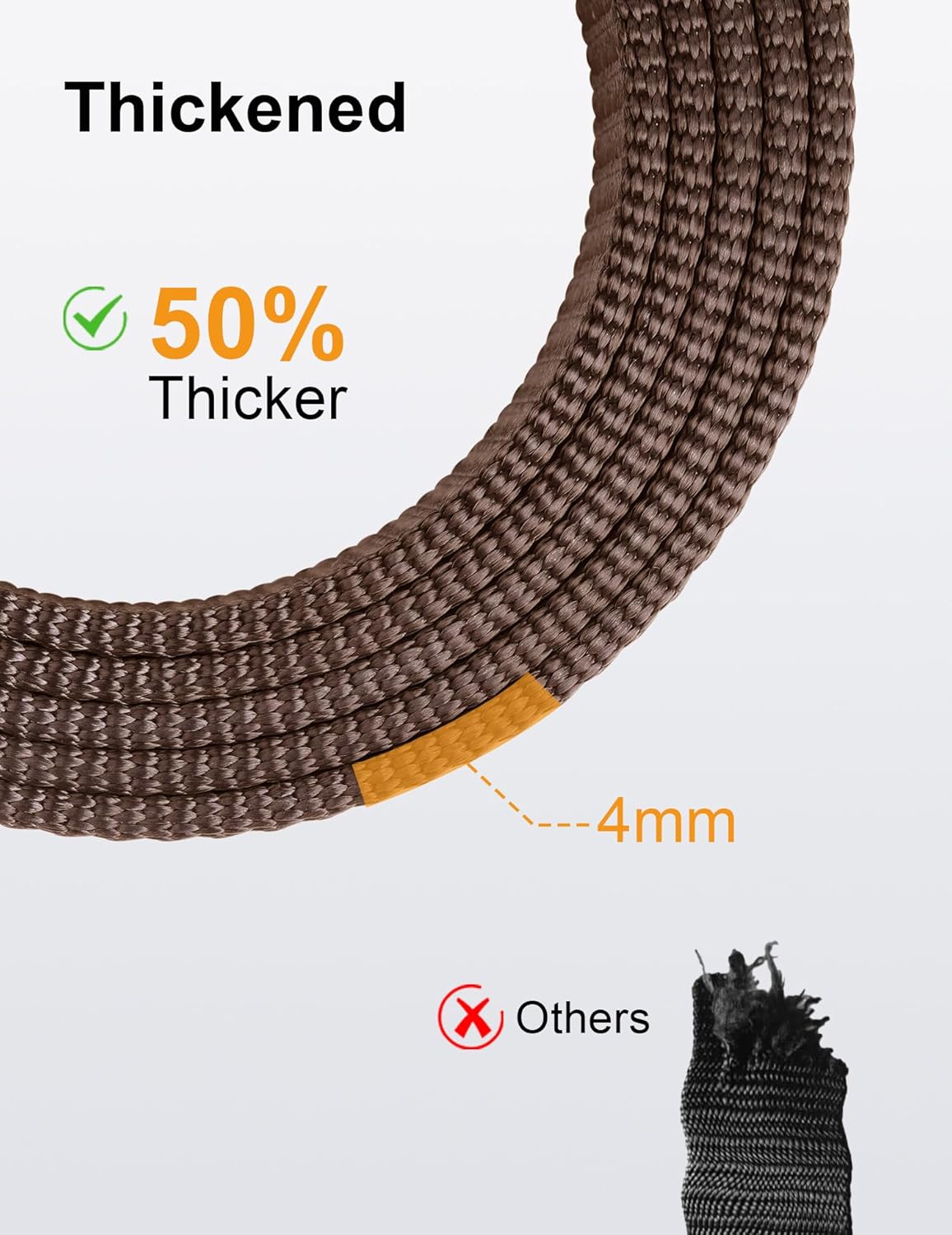 JUKMO Men's 1.5" Ratchet Belt - No Hole Adjustable Pin-Look Buckle for Jeans & Chinos | Trim-to-Fit Nylon Webbing - Image 7