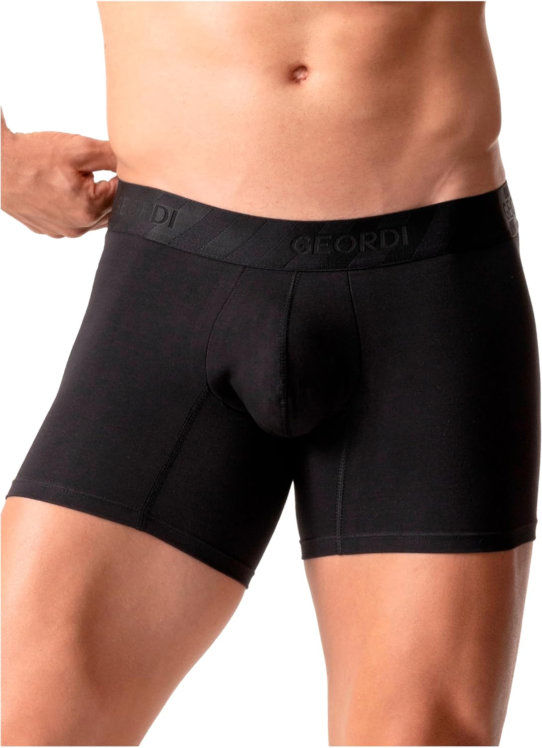 DIANE & GEORDI Mid-Cut Basic Boxer Briefs for Men | 3-Pack Breathable, Supportive & Ultra-Comfortable Cotton Underwear - Image 4