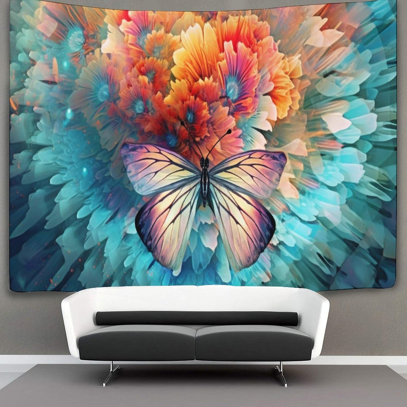 kaiyun Butterfly Tapestry, Wall Hanging,Wall Art for Bedroom Aesthetic Home Decoration for Living Roombedroom 70cmx100cm