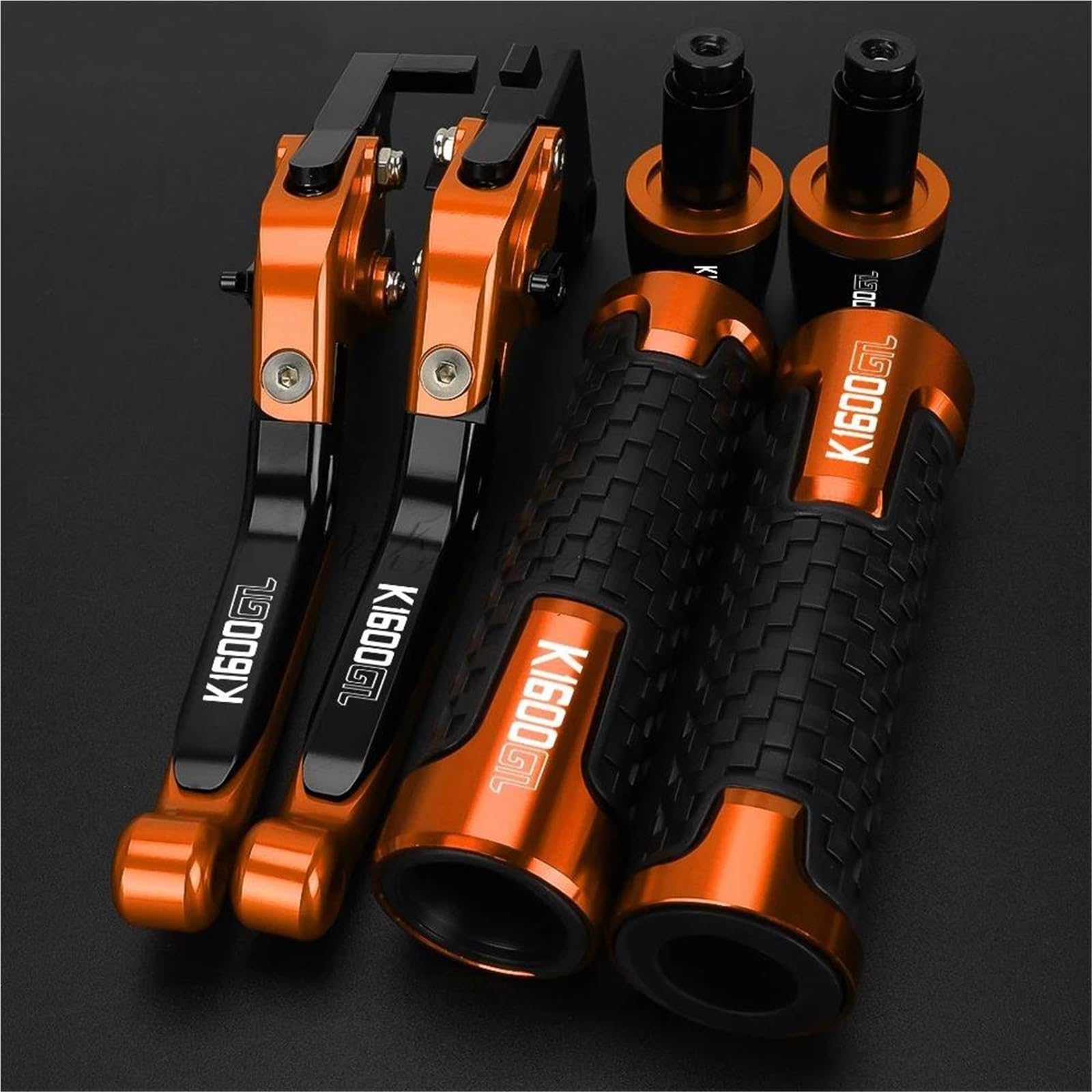 Leviers de frein et d'embrayage pliables BMW K1600GTL 2011-2016 et poignées alu