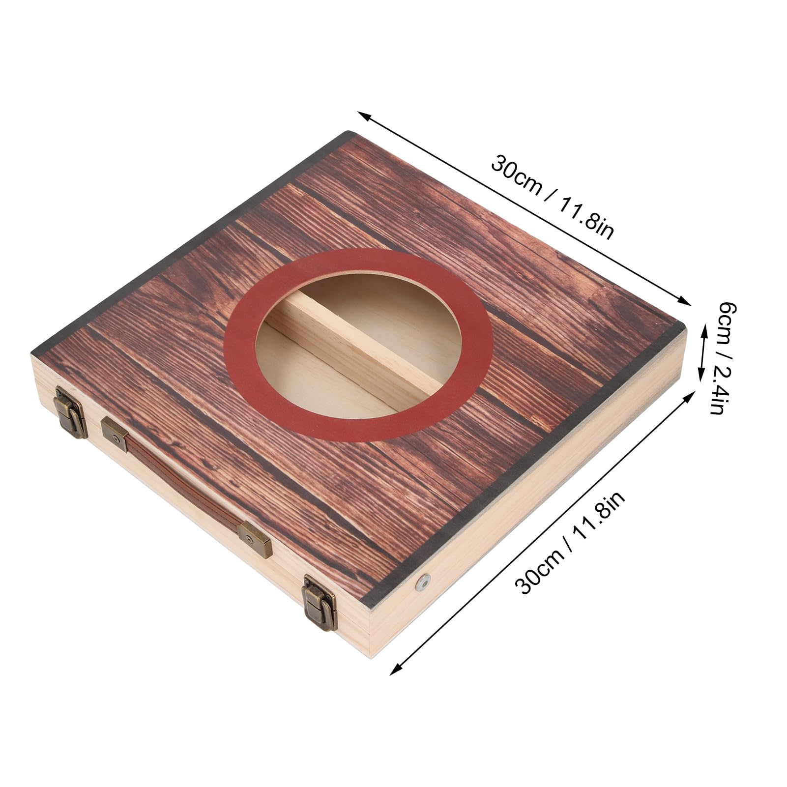 Cornhole Game Set,Portable Foldable Desktop Cornhole Set,Portable Outdoor Toss Game for Adults Family (Red Circle)