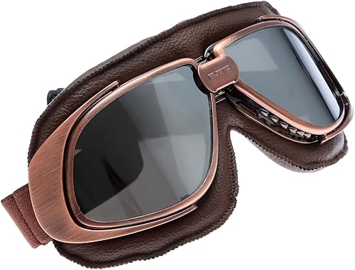 Miniatura 3 de MUXSAM Gafas de motocicleta vintage anti niebla piloto gafas a prueba de polvo ATV Off Road