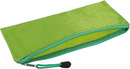 YOKIVE Paquete de 10 bolsas impermeables con cremallera, estuche para lápices, bolsa de almacenamiento de viaje, bolsa organizadora de archivos de