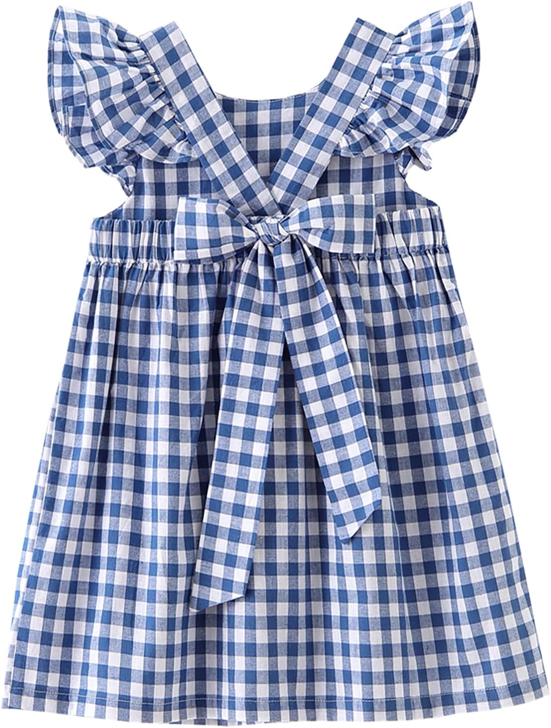 Zanie Kids Easter Dresses for Girls Baby Girl Summer Dress Playwear Family Photo Outfits