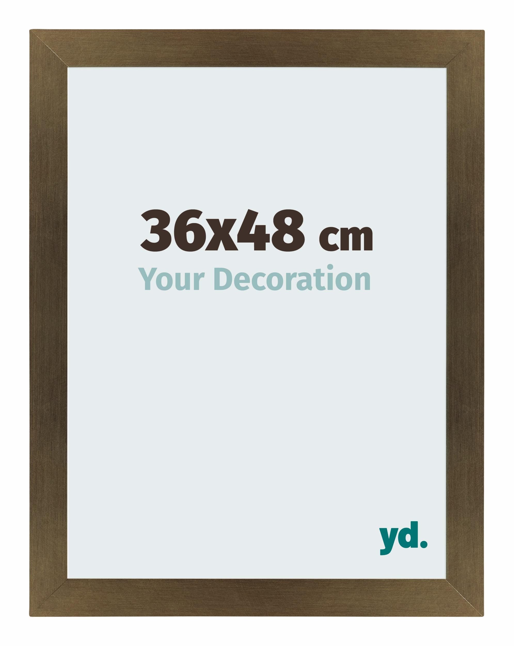 Your Decoration - Picture Frame 36x48 cm - Bronze Design - Decorative Wall Frame in MDF with Antireflection - Frame 36x48 - Mura — image 1