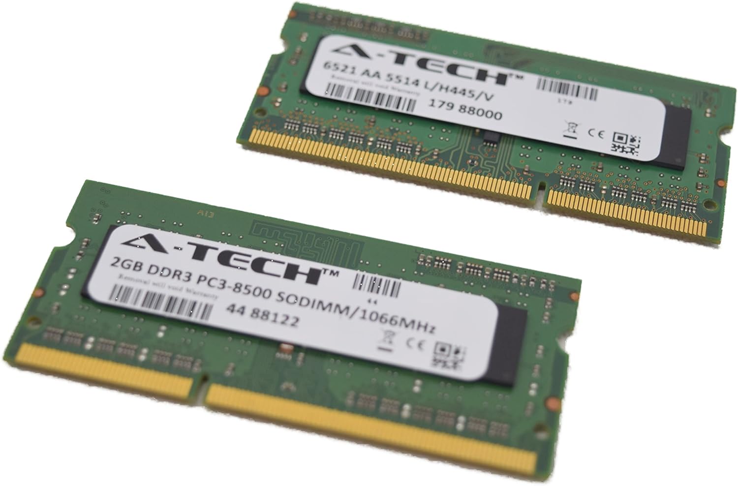 A-Tech 4GB KIT (2 x 2GB) For HP-Compaq Presario Notebook Series CQ60-422DX CQ60-425SL CQ60-427NR CQ60-430SA CQ60-514NR CQ60-615DX CQ60Z CQ61-310SA CQ61. SO-DIMM DDR2 NON-ECC PC2-5300 667MHz RAM Memory