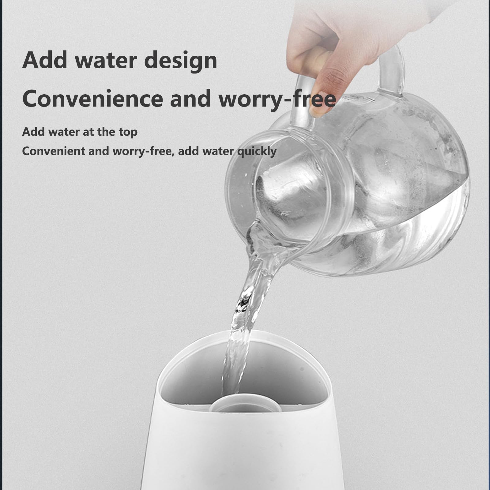 Mobigon Humidifiers for Bedroom Large Room - Smart 6.5L Air Humidifier Large Room with Essential Oil Diffuser, Top Fill Cool Mist Humidifier for Home Bedroom Baby Nursery Whole House Office (Black)