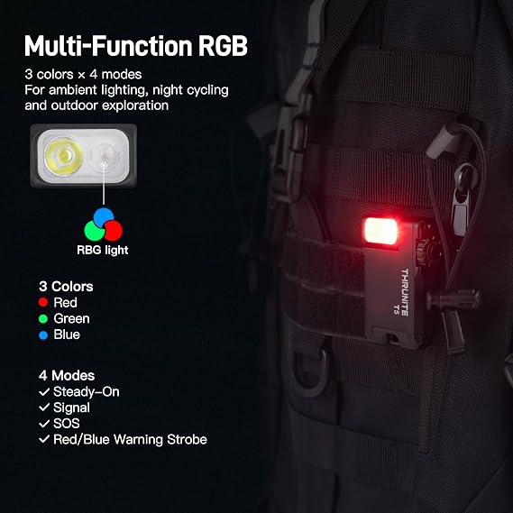 ThruNite 2-Item Flashlight Bundle T5 White & RGB EDC Flashlight/Archer Mini AA Flashlight Cool White