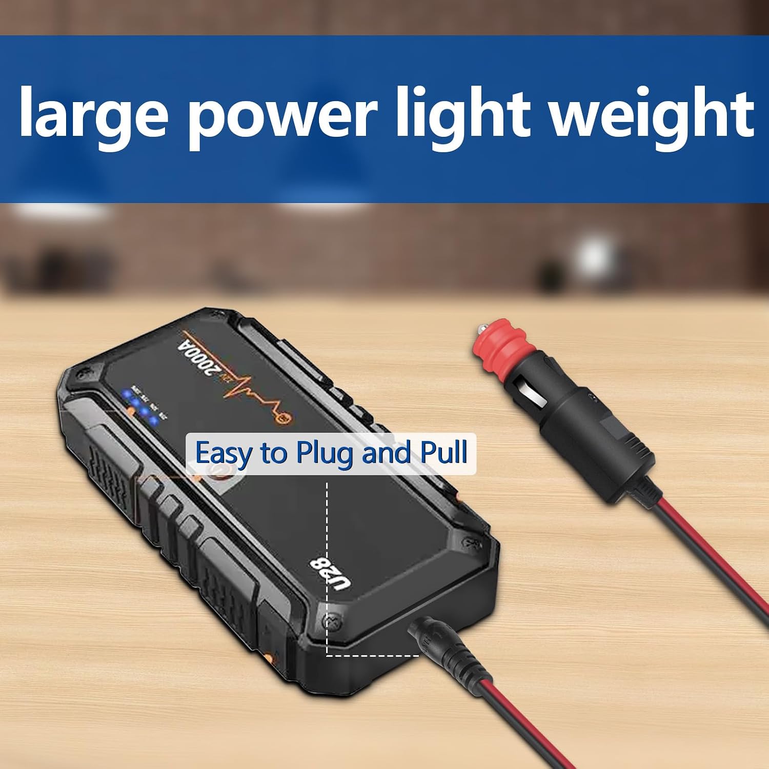 56W Fast 14V Car Charger for NOCO GB70 GB150 GB500+ | 5X faster USB charging, 5.9FT full-vehicle cord. Fits GB250+ GB251+ GB500. Not for GB20 GB30 GB40 GB50 Boost X