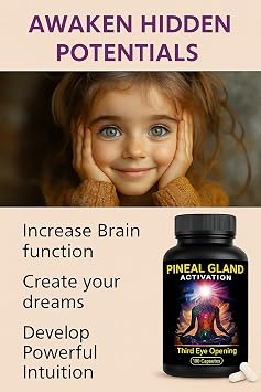 Kailash Herbals Pineal Gland Activation Haritaki & Turmeric for Third Eye Awakening, Decalcification Support & Mental Clarity King of Herbs 5,000 Year Ayurvedic Formula 100 Vegan Capsules