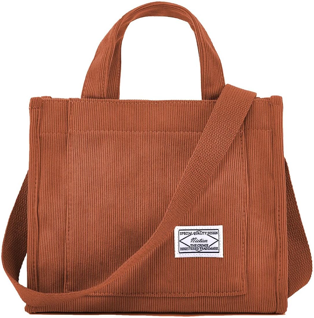 Tote Bag Women Small Satchel Bag Handbag Stylish Tote Handbag for Women Corduroy Hobo Bag Fashion Crossbody Bag Handbag Bag
