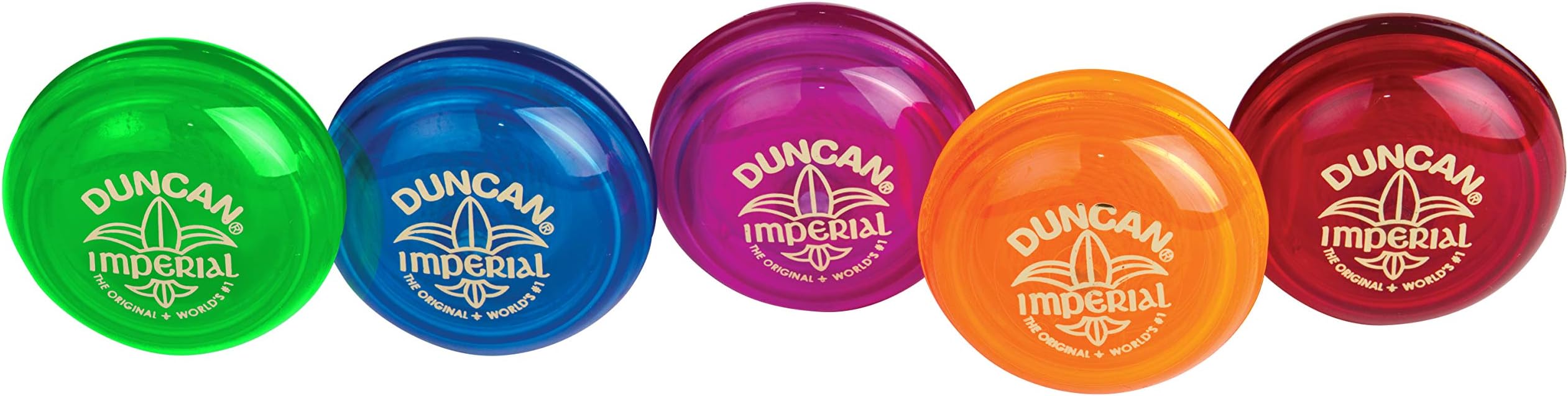 Duncan Toysmith Toys Imperial Yo-Yo, Beginner Yo-Yo with String, Steel Axle and Plastic Body, Colors May Vary, 3124IM, Imperial Yo-Yo Asst