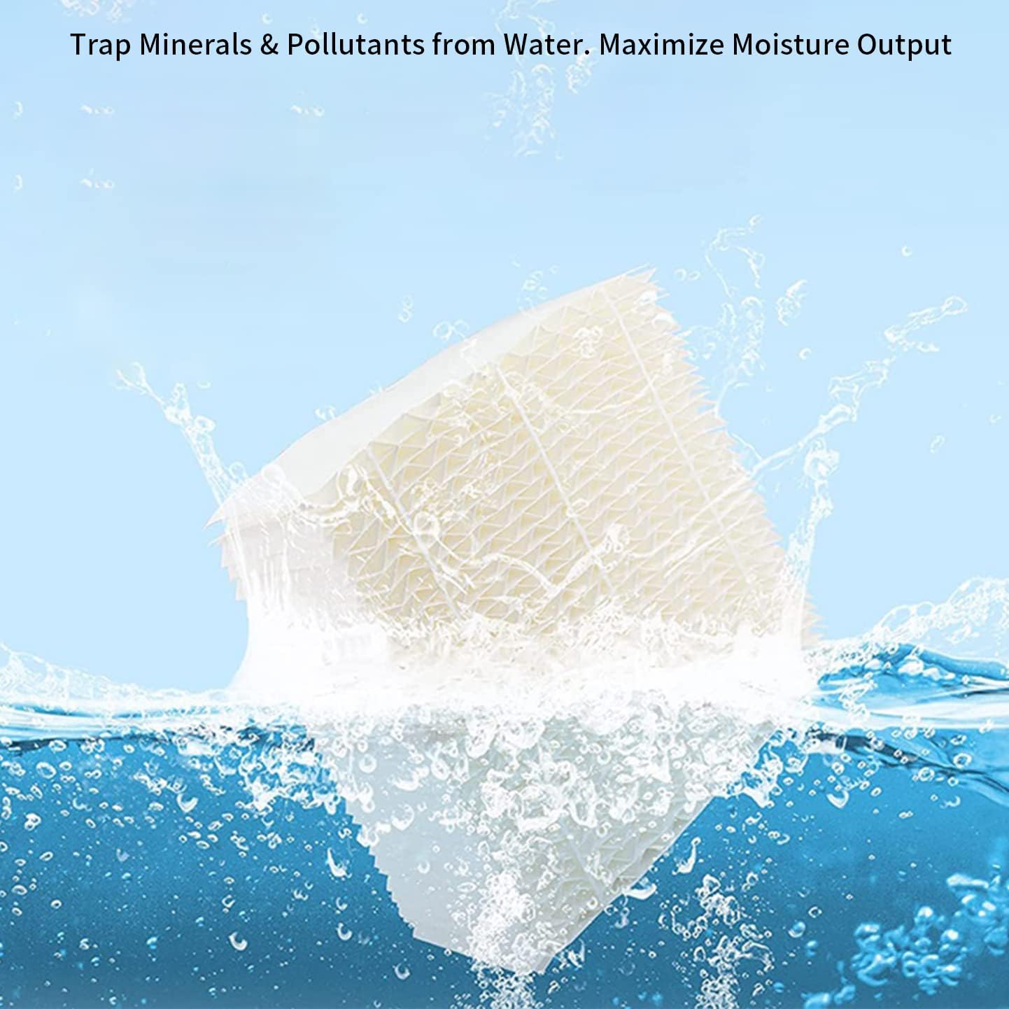 HIFROM 6Pack Replacement Humidifier Wick Filters MD1-0034 Compatible with Vornado Evaporative EV100 EV200 EVDC300 EVDC500 EVDC505 Evap40 Evap2 Humidifiers