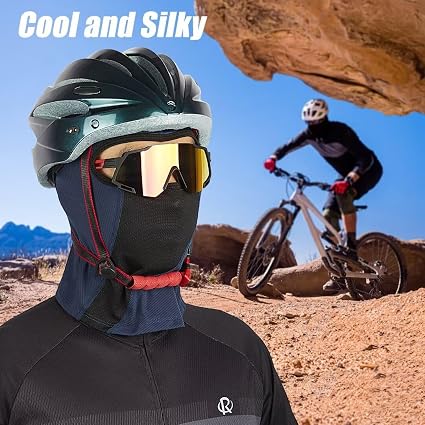 ROTTO Sturmhaube Sommer - Kühlende Balaclava Mit UPF 50+ Für Motorrad & Radfahren