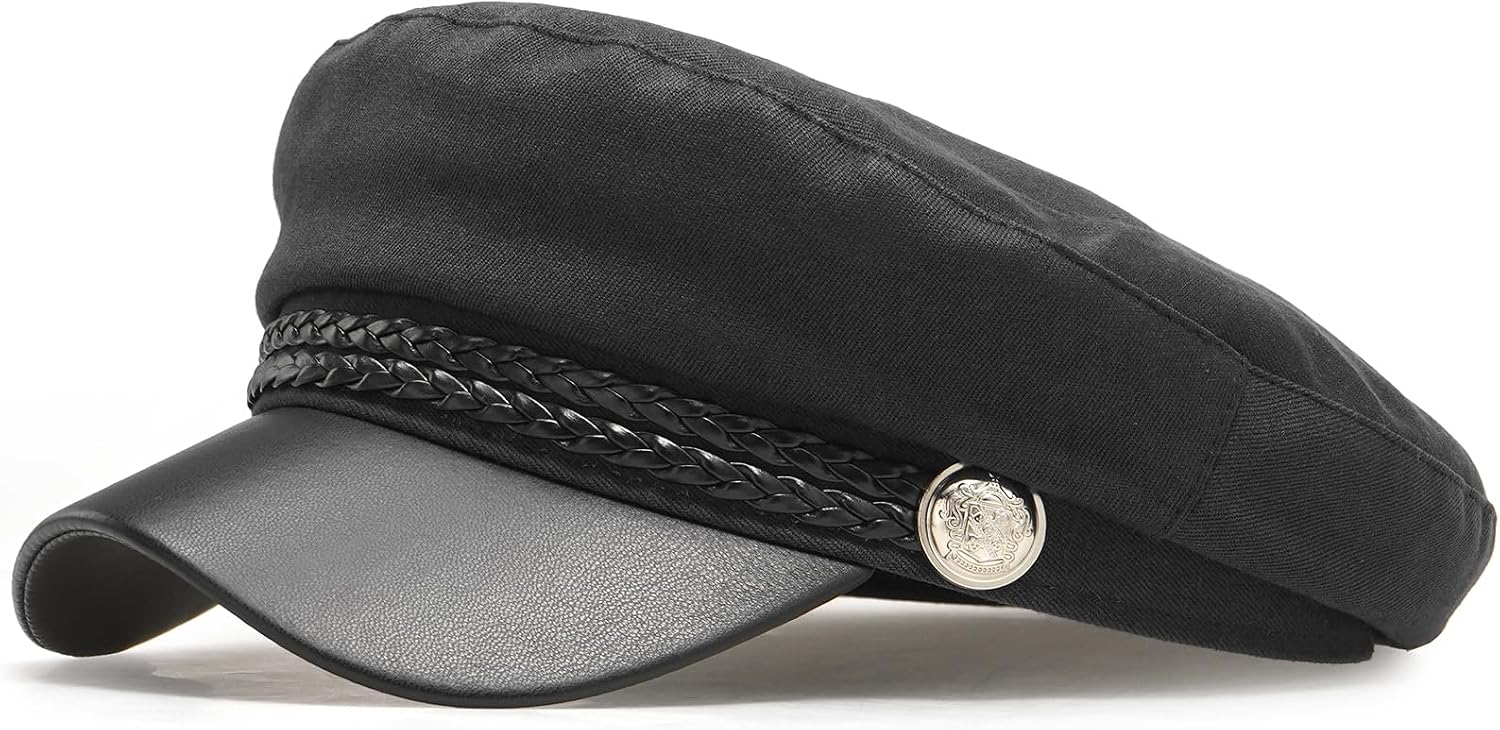 Women Newsboy Cap Fiddler Caps Classic Beret Hat Fisherman Flat Hats
