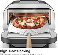 Vista 4 de CHEFMAN Indoor Pizza Oven - Makes 12 Inch Pizzas in Minutes, Heats up to 800°F - Countertop Electric Maker with 5 Touchscreen Presets, Pizza Stone