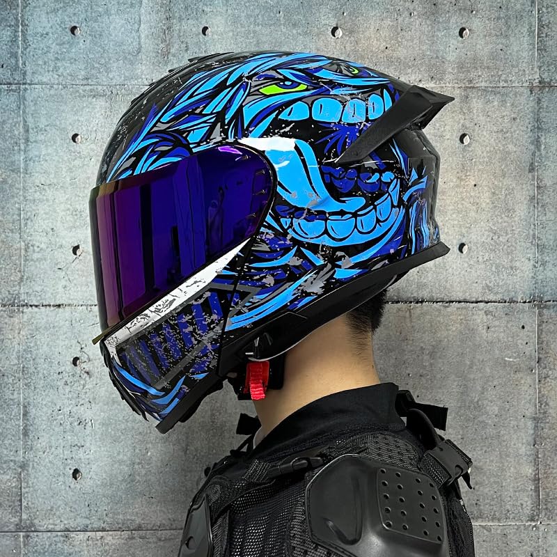 Amazon | ヘルメットバイザー バイク用ヘルメットシールド ORZ-958
