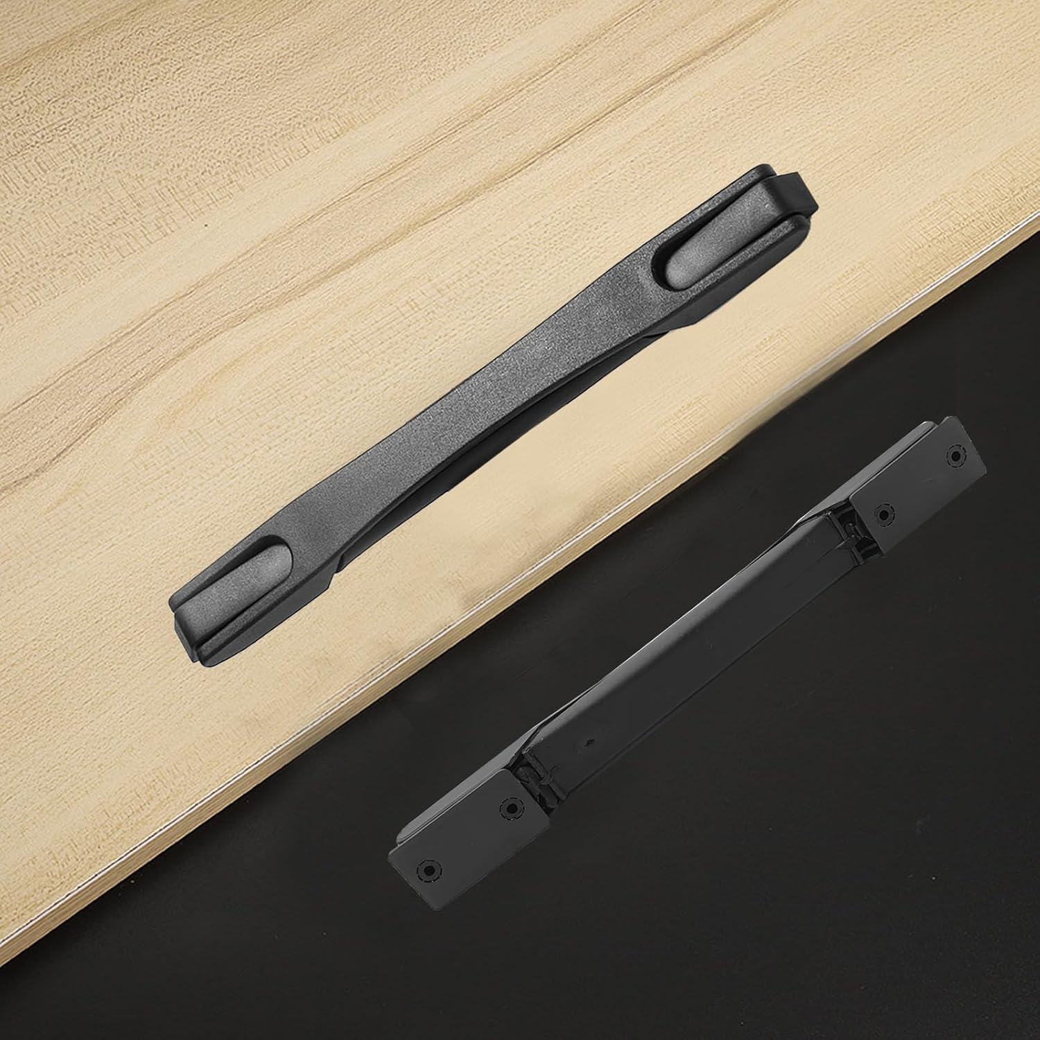 2PCS Luggage Replacement Handle, Plastic Portable Luggage Suitcase Case Handle, Suitcase Spare Strap Handle Grip, Spare Carrying Grip Replacement Part