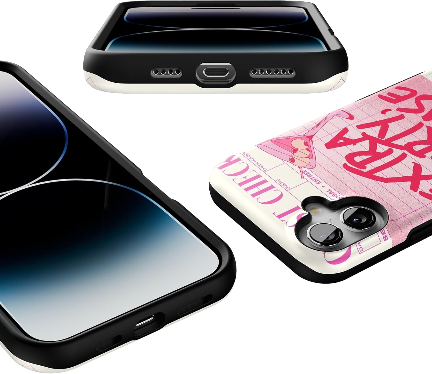 Casely iPhone 16 Case | Extra Dirty Please | Fun on Weekdays | Bold Protective Design | Compatible with MagSafe