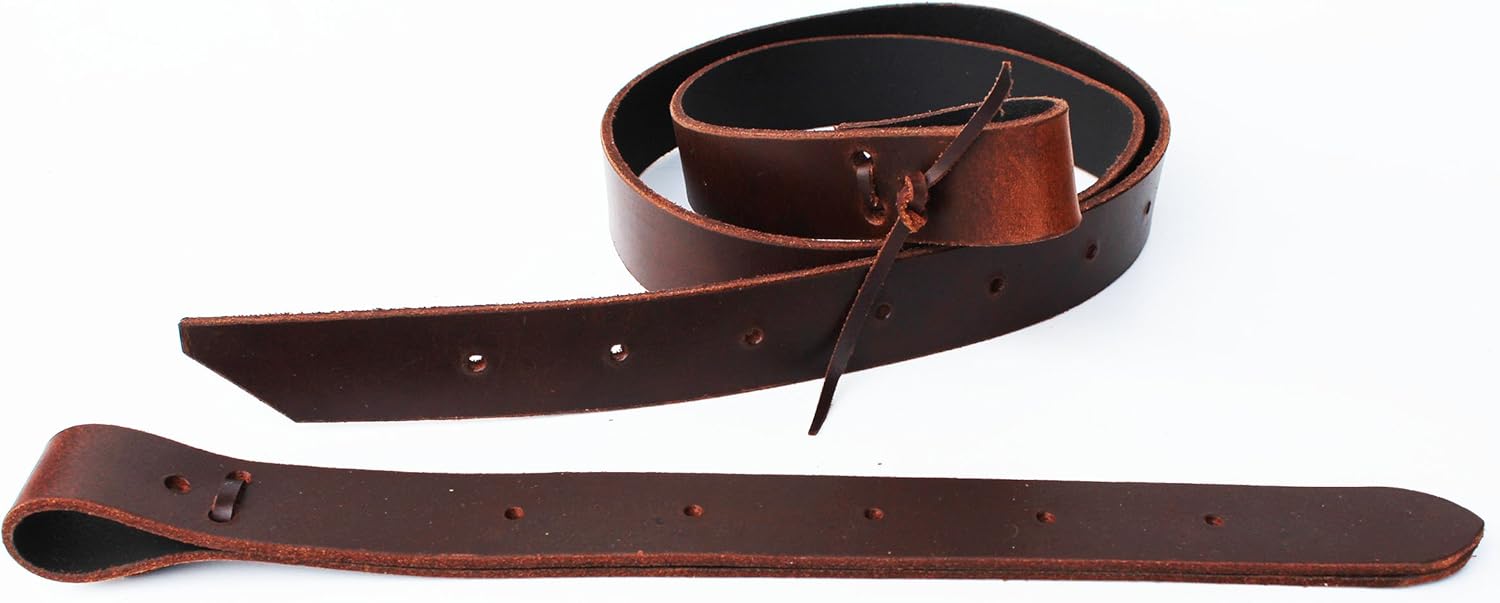 Selle Western Horse Latigo cuir off billet cravate sangle RCA