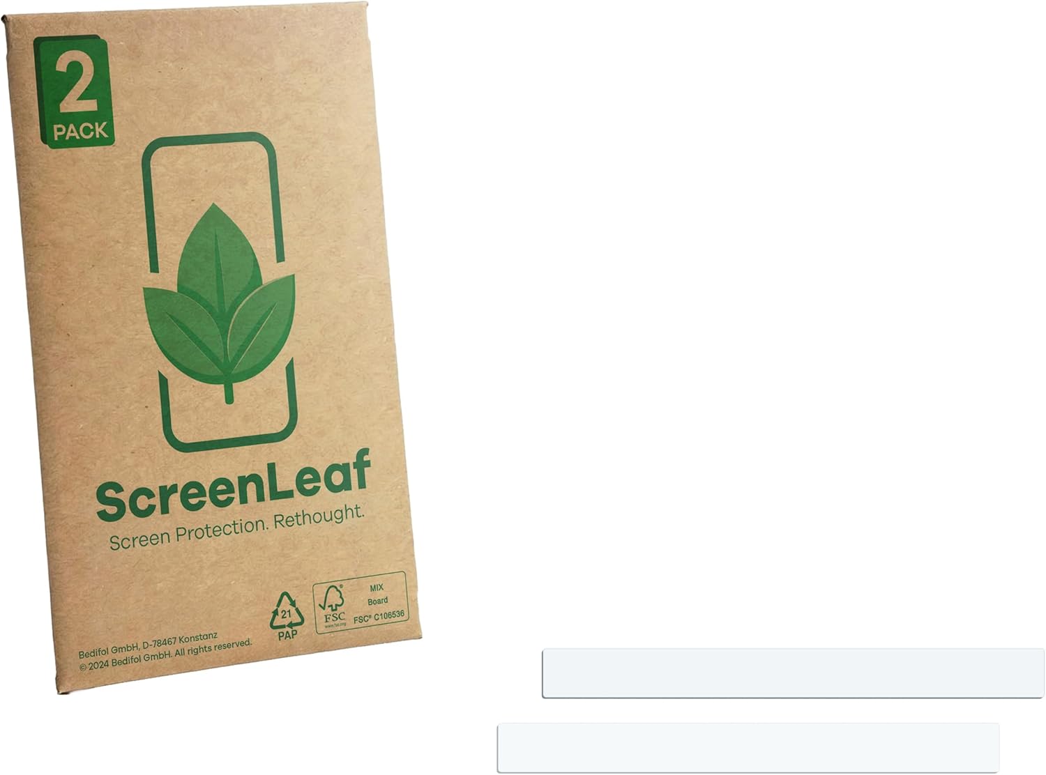 2 Pack Screen Protector Compatible with Allen&Heat SQ Rack [Sustainable Screen Protection, Clear, Anti-Scratch]