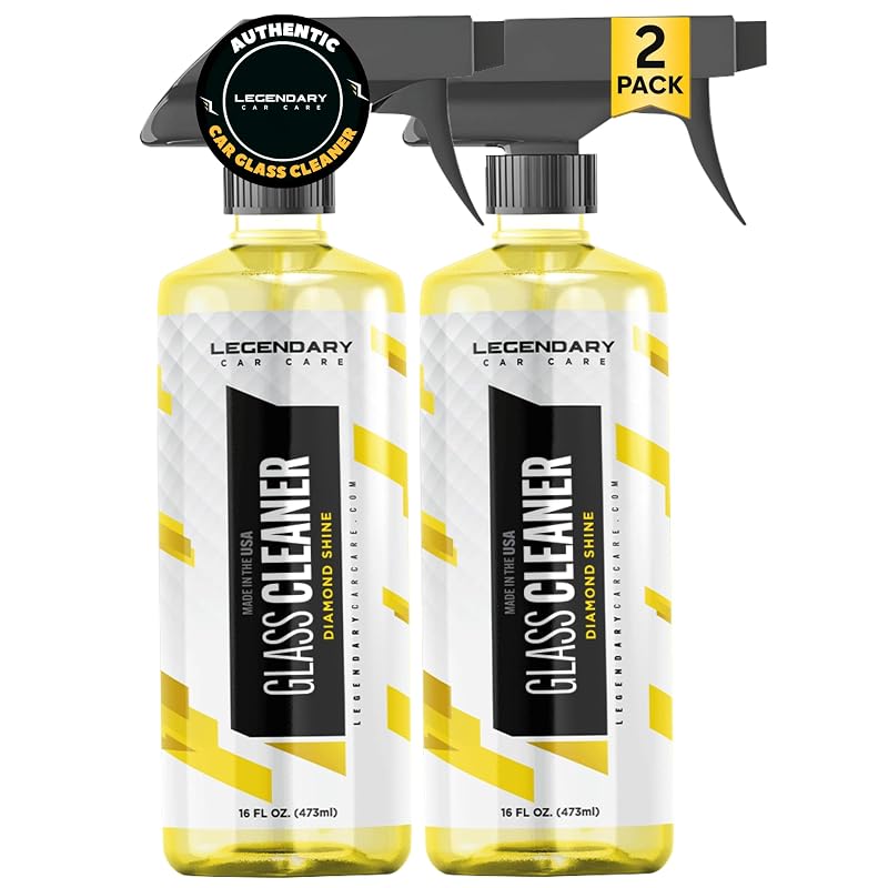 Limpador de Vidros Automotivo Legendary Car Care com Peppermint, 480 mL, Pacote com 2