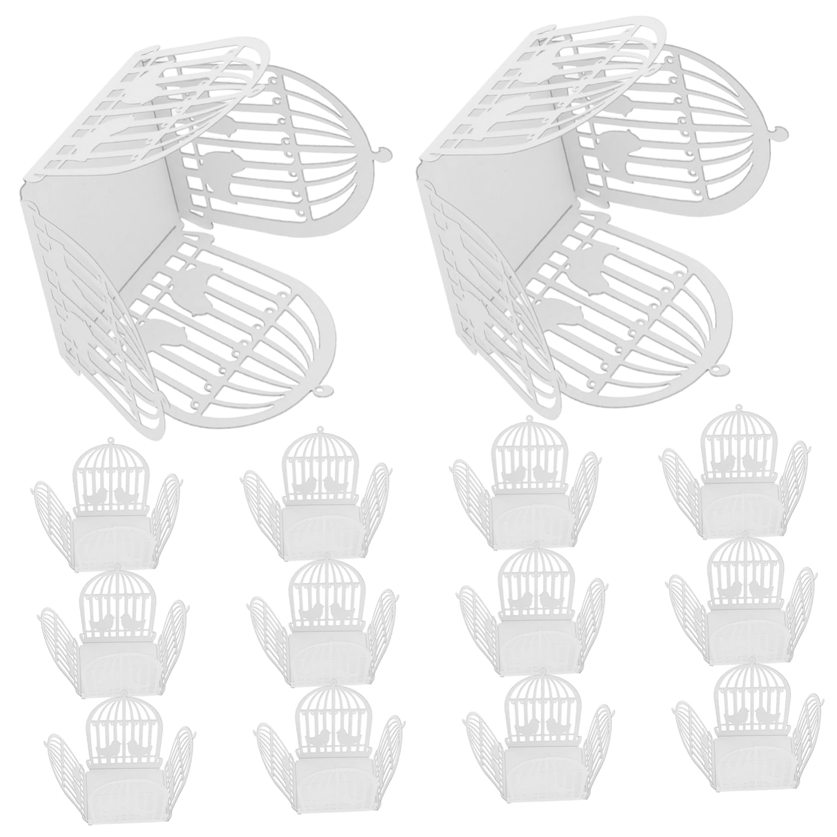 FRCOLOR 250pezzi Scatole Decorativa Per Cioccolatini Con Design Cesta Vuota Confezione Elegante Per Feste e Matrimonio Per Dolci e Caramelle