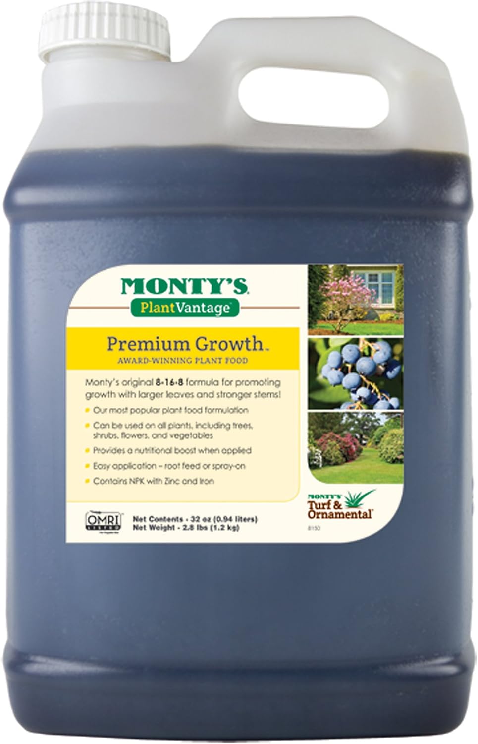 Monty's Plant Food Company 32 oz Plant Vantage Premium Growth
