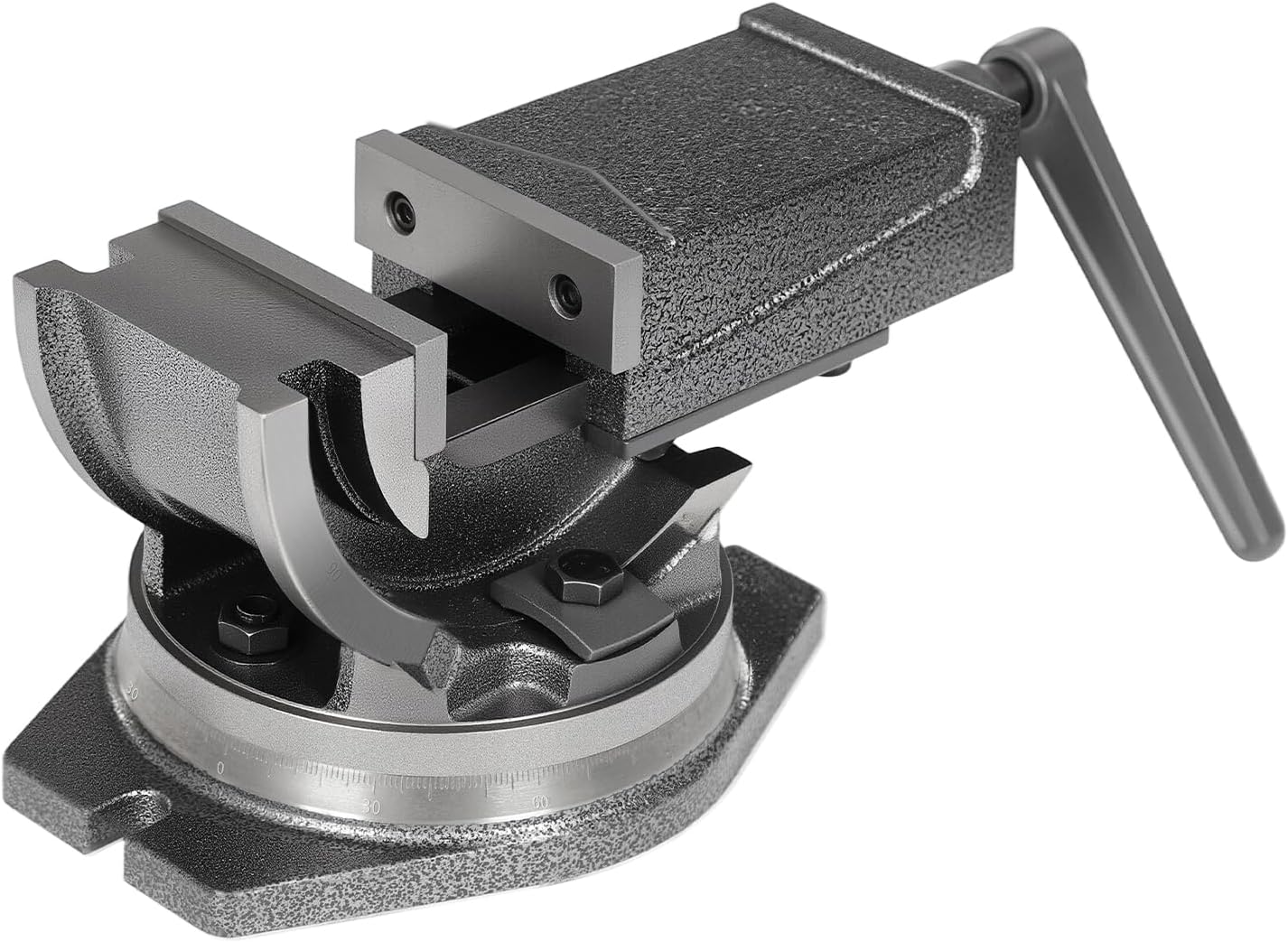 Light Duty 80 mm Clamp Jaw Table Vice Swivel Drill Vice Suitable for Grinders Milling Machines Home Workshop