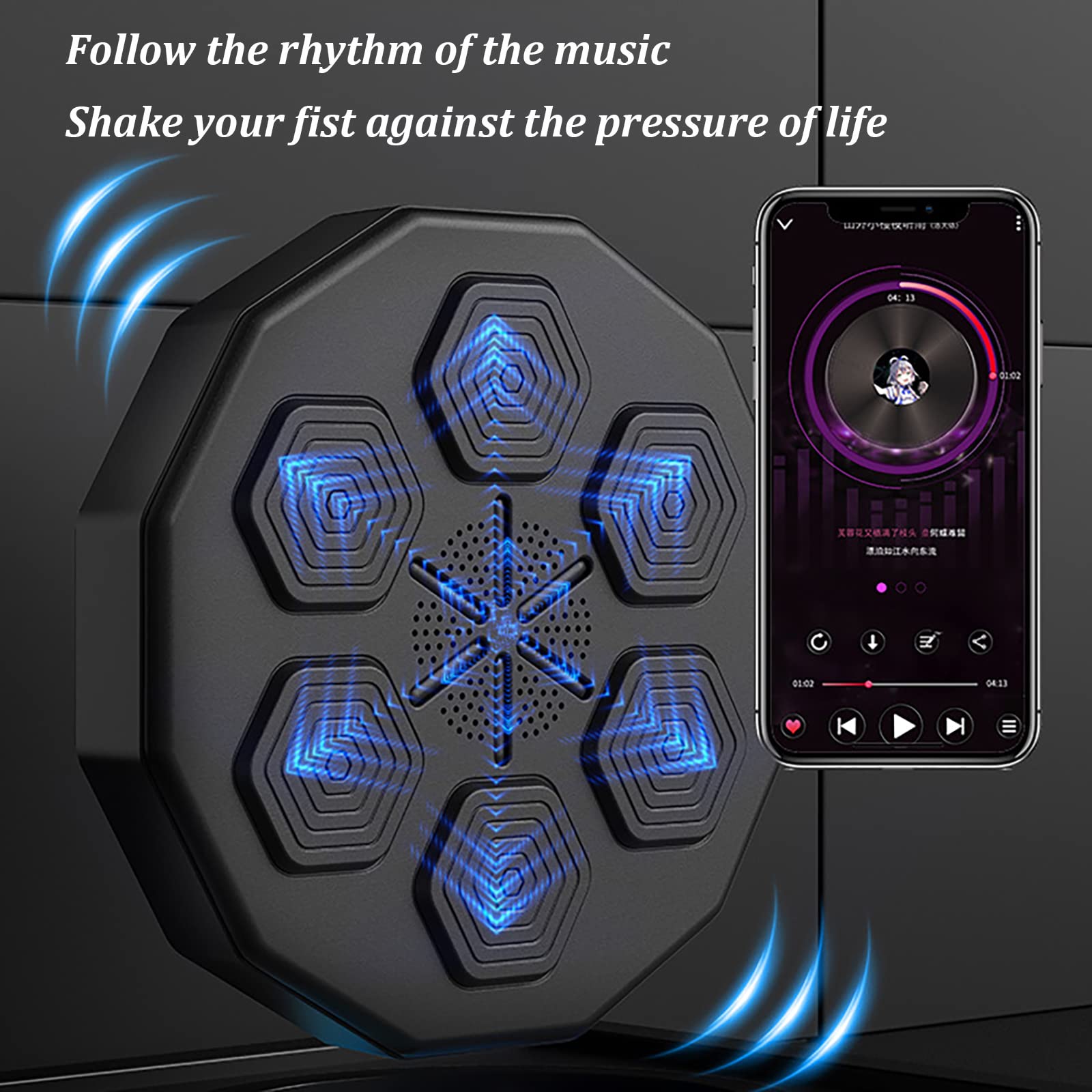 Dosodo One Punch Boxing Machine, Music Boxing Machine for