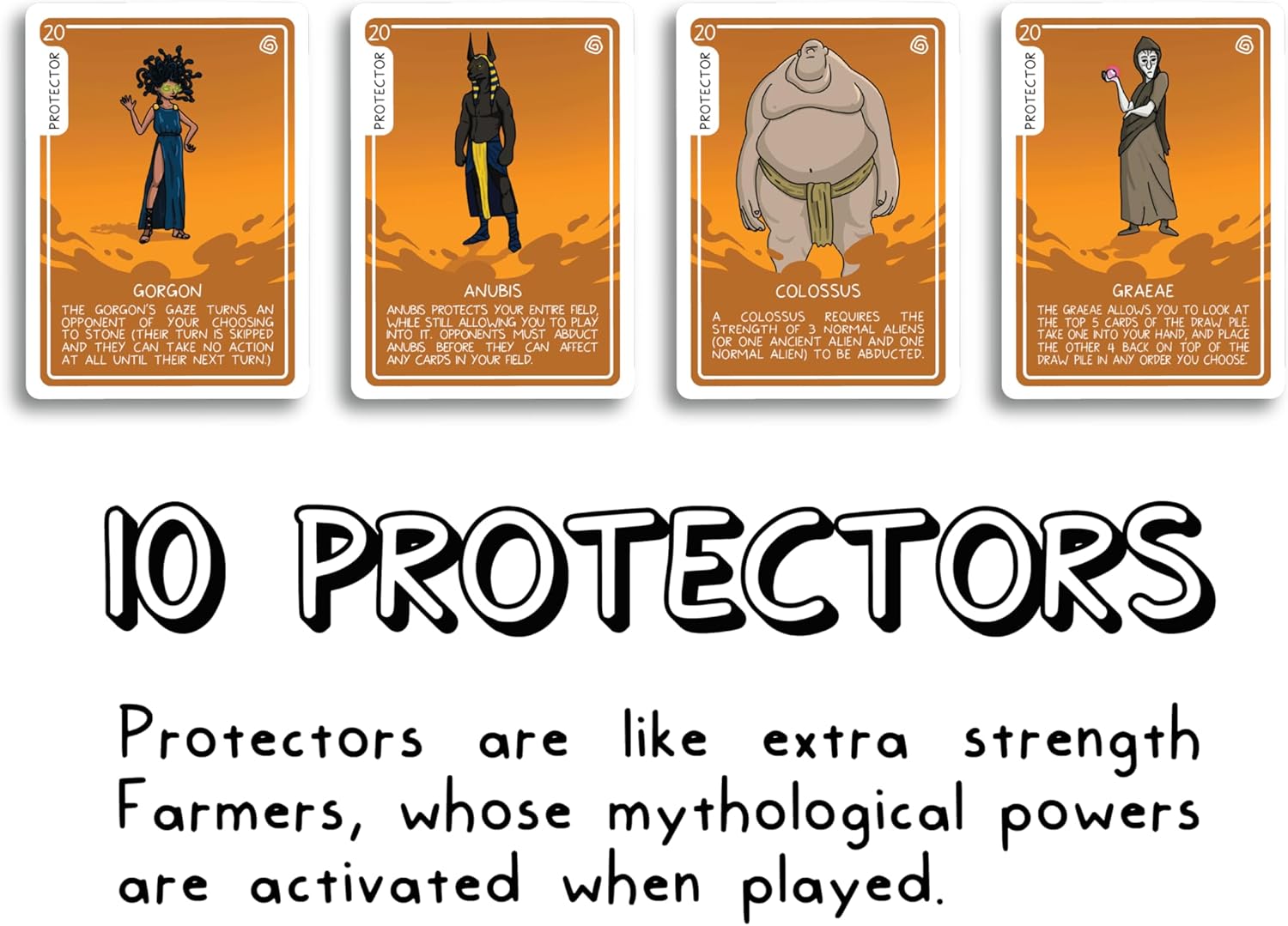 Mythollaneous Creatures Expansion - A Chaotic Card Game for Family & Friends, The Perfect Party Game for 2-10 Players, Ages 8 and Up - 54 Card Add-on