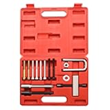 NYXOVA Car Steering Wheel Puller, Automotive Car Steering Wheel Puller Compressor Remover Set, Vehicle Steering Wheel Lock Plate Removal Tool Kit